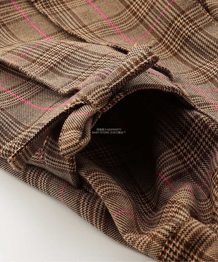 日本童裝 SERAPH 蝴蝶結百摺裙褲 80-140cm 女童款 秋季 PANTS