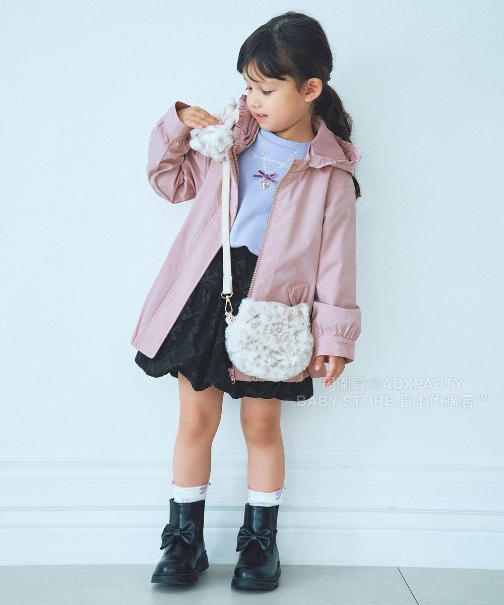 日本童裝 aF#a325 網紗泡泡袖衛衣 110-160cm 女童款 秋季 TOPS