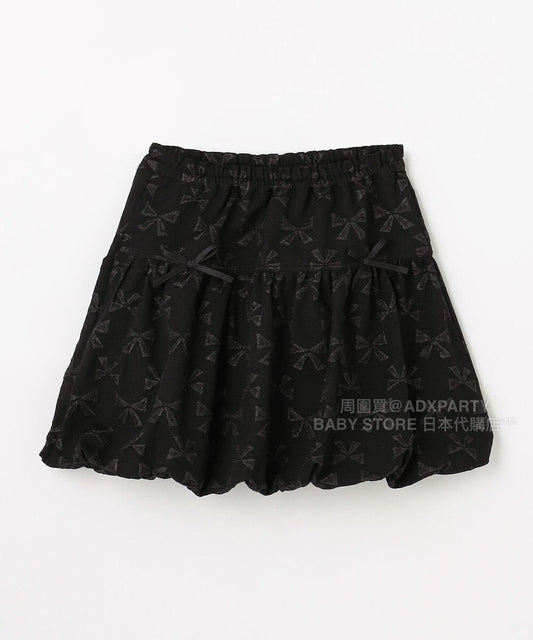 日本童裝 aF#a325 蝴蝶結泡泡短裙 110-160cm 女童款 秋季 SKIRTS