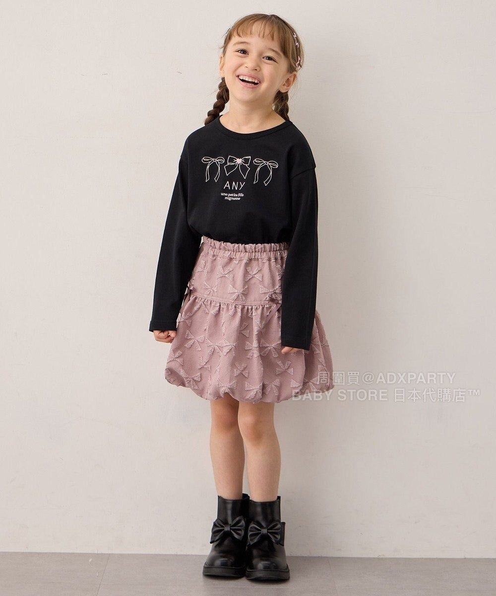 日本童裝 aF#a325 蝴蝶結泡泡短裙 110-160cm 女童款 秋季 SKIRTS