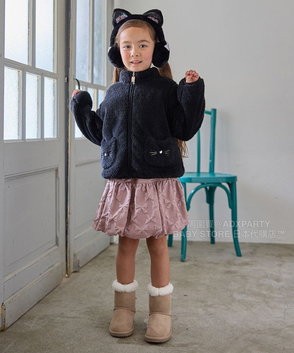 日本童裝 aF#a325 蝴蝶結泡泡短裙 110-160cm 女童款 秋季 SKIRTS