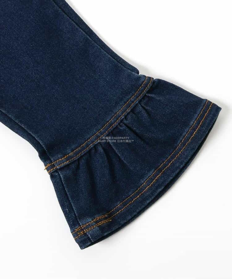 日本童裝 SERAPH 裙邊七分褲 80-140cm 女童款 秋季 PANTS