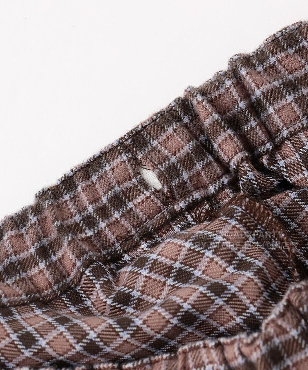 日本童裝 aF#a325 格仔短褲 110-160cm 女童款 秋季 PANTS