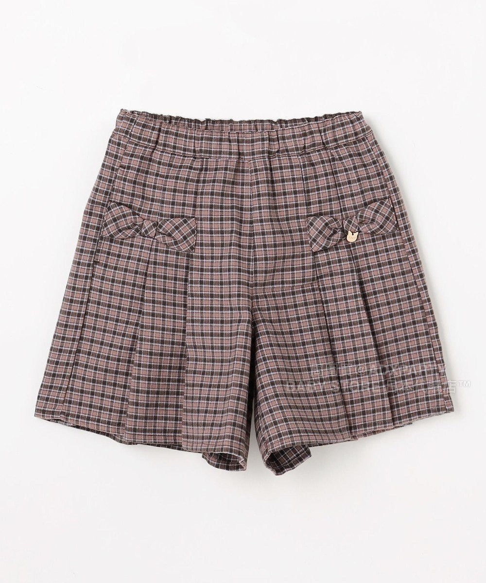 日本童裝 aF#a325 格仔短褲 110-160cm 女童款 秋季 PANTS