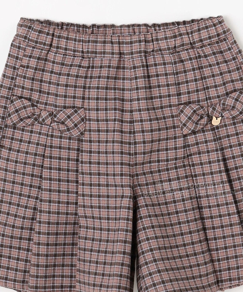 日本童裝 aF#a325 格仔短褲 110-160cm 女童款 秋季 PANTS