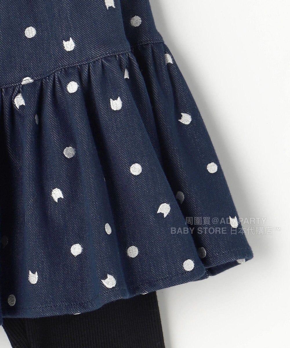 日本童裝 aF#a325 假兩件裙連打底褲 90-140cm 女童款 秋季 SKIRTS PANTS