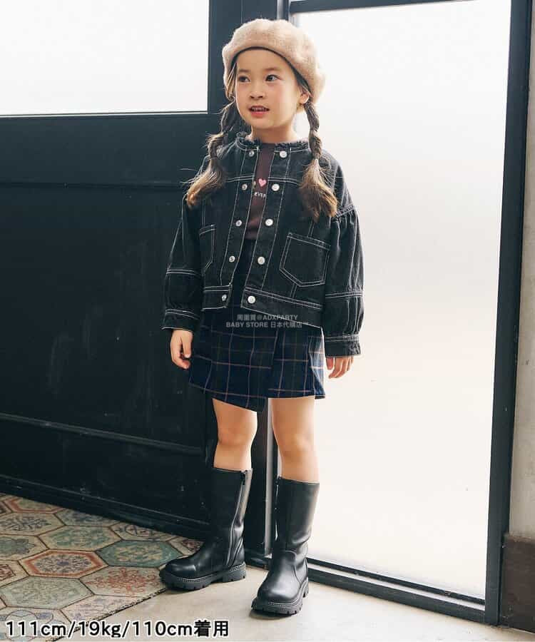 日本童裝 SERAPH 牛仔外套 80-140cm 女童款 秋季 OUTERWEAR
