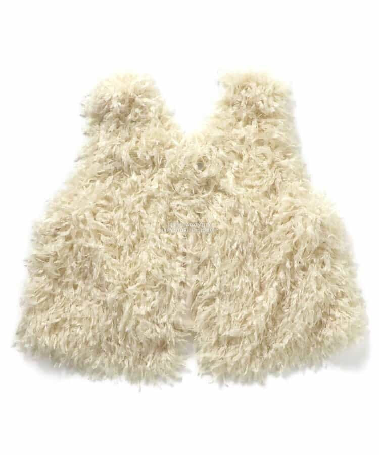 日本童裝 SERAPH 毛毛背心外套 90-150cm 女童款 秋季 OUTERWEAR