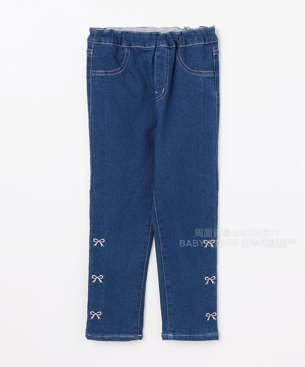 日本童裝 aF#a325 蝴蝶結休閒長褲 100-160cm 女童款 秋季 PANTS