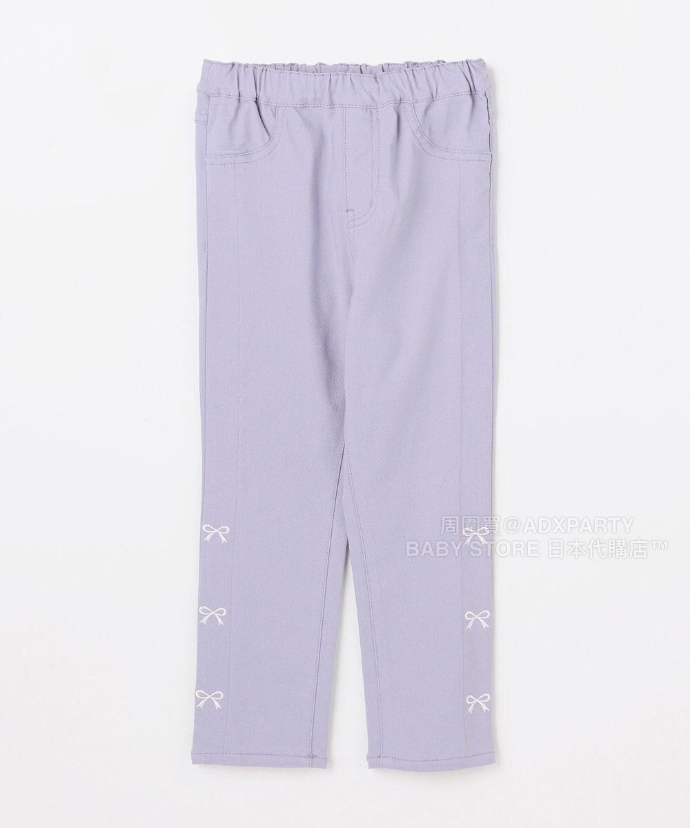 日本童裝 aF#a325 蝴蝶結休閒長褲 100-160cm 女童款 秋季 PANTS
