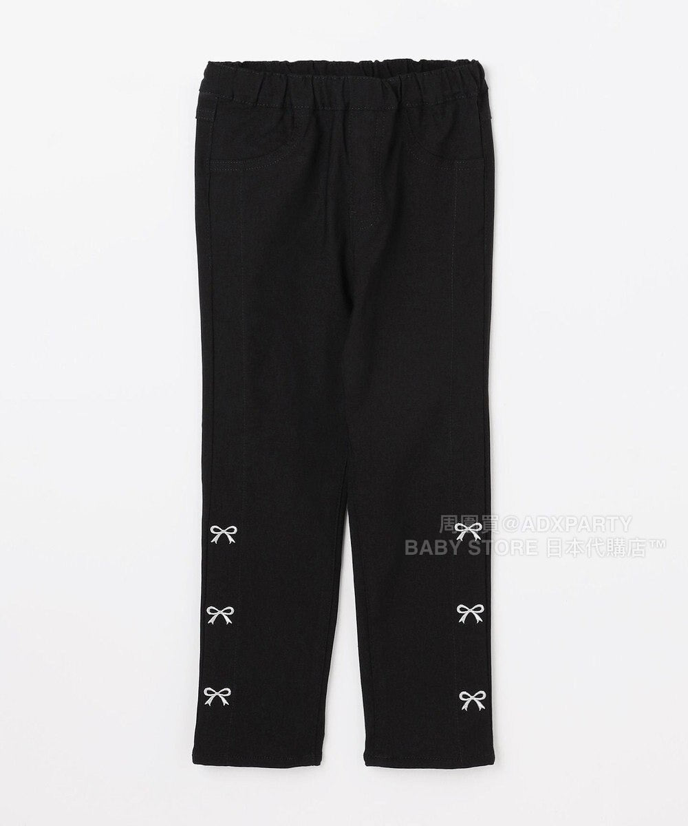 日本童裝 aF#a325 蝴蝶結休閒長褲 100-160cm 女童款 秋季 PANTS