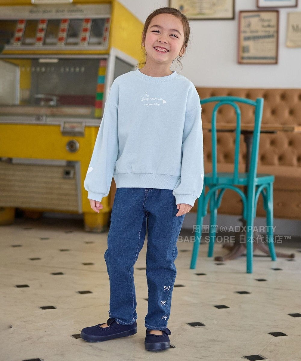 日本童裝 aF#a325 蝴蝶結休閒長褲 100-160cm 女童款 秋季 PANTS