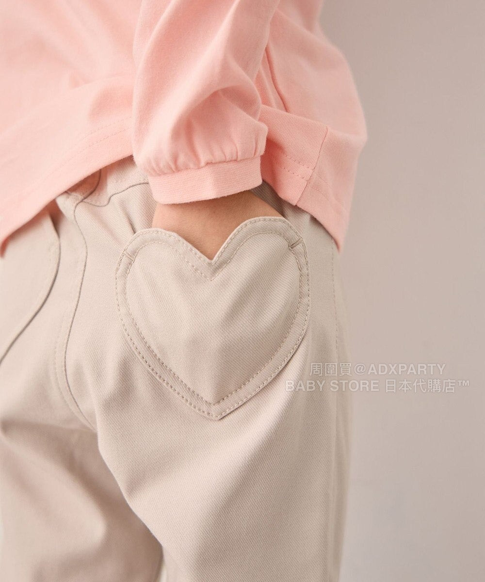 日本童裝 aF#a325 蝴蝶結休閒長褲 100-160cm 女童款 秋季 PANTS