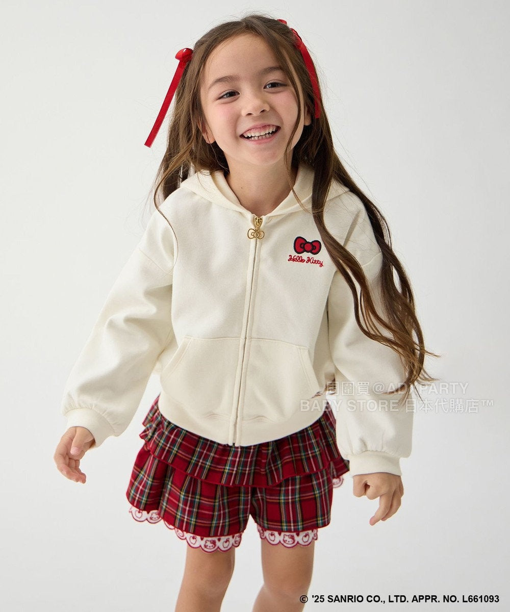 日本童裝 aF#a325 x sanrio Hello Kitty 衛衣外套 110-150cm 女童款 秋季 OUTERWEAR
