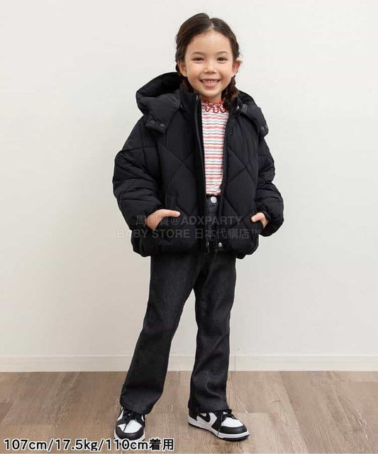 日本童裝 BREEZE 夾棉外套 80-140cm 女童款 冬季 (適合寒冷天氣、溫度低天氣)OUTERWEAR