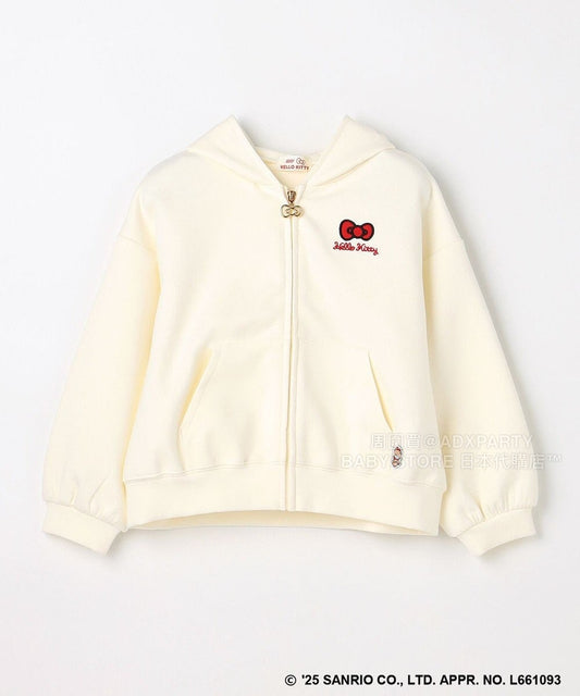 日本童裝 aF#a325 x sanrio Hello Kitty 衛衣外套 110-150cm 女童款 秋季 OUTERWEAR
