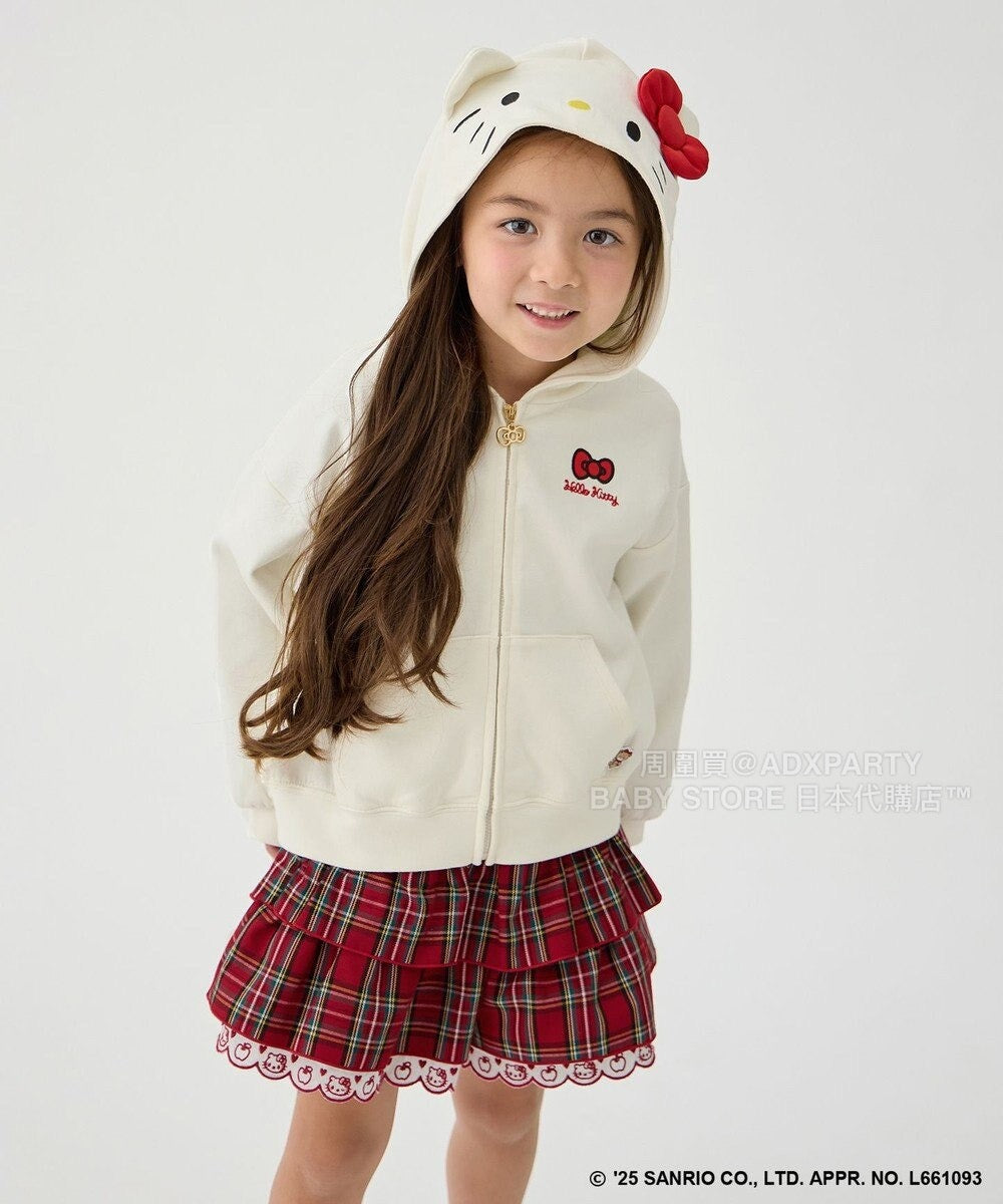 日本童裝 aF#a325 x sanrio Hello Kitty 衛衣外套 110-150cm 女童款 秋季 OUTERWEAR