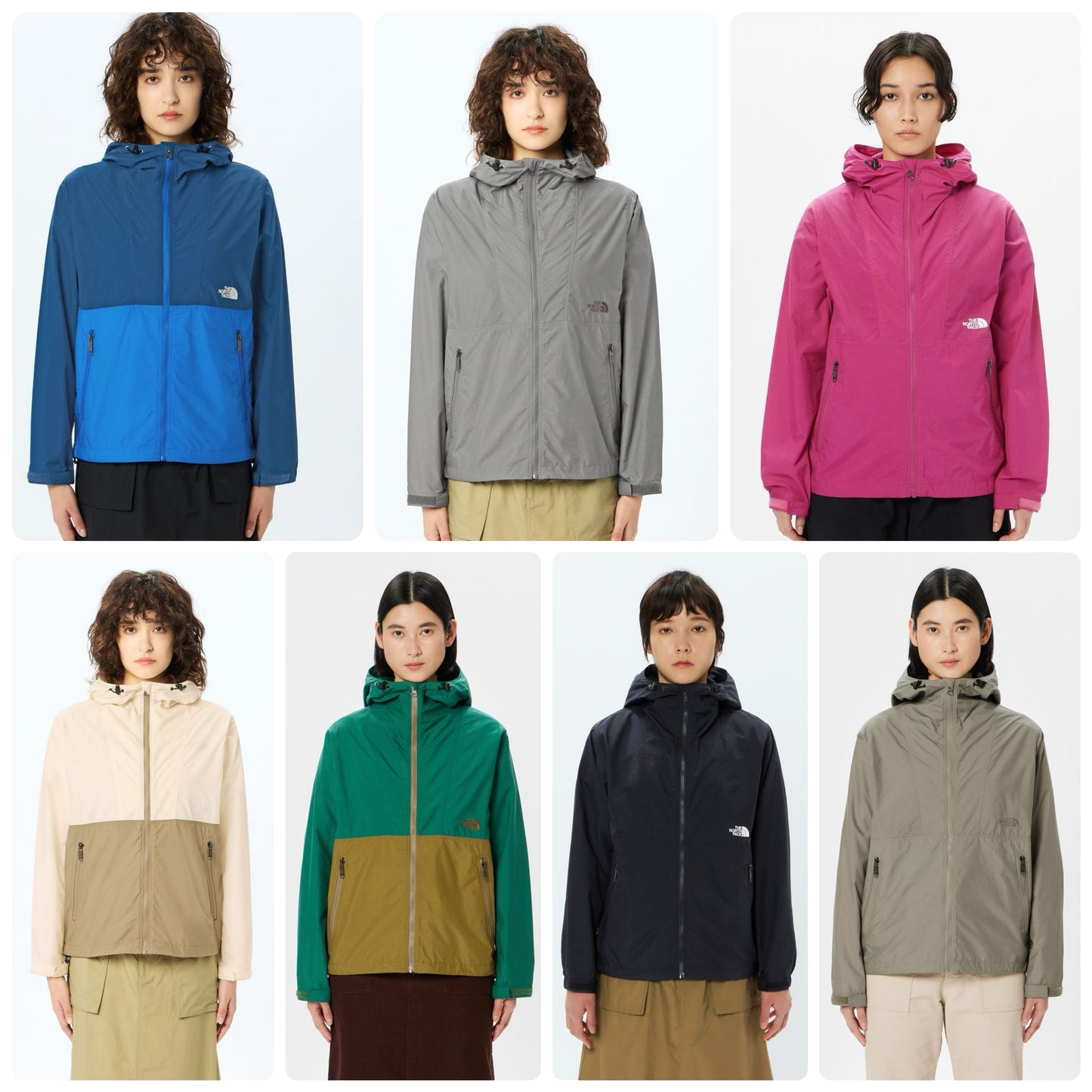 Japanese TNF waterproof children's clothing series parent-child windbreaker S-XL adult size summer OUTERWEAR