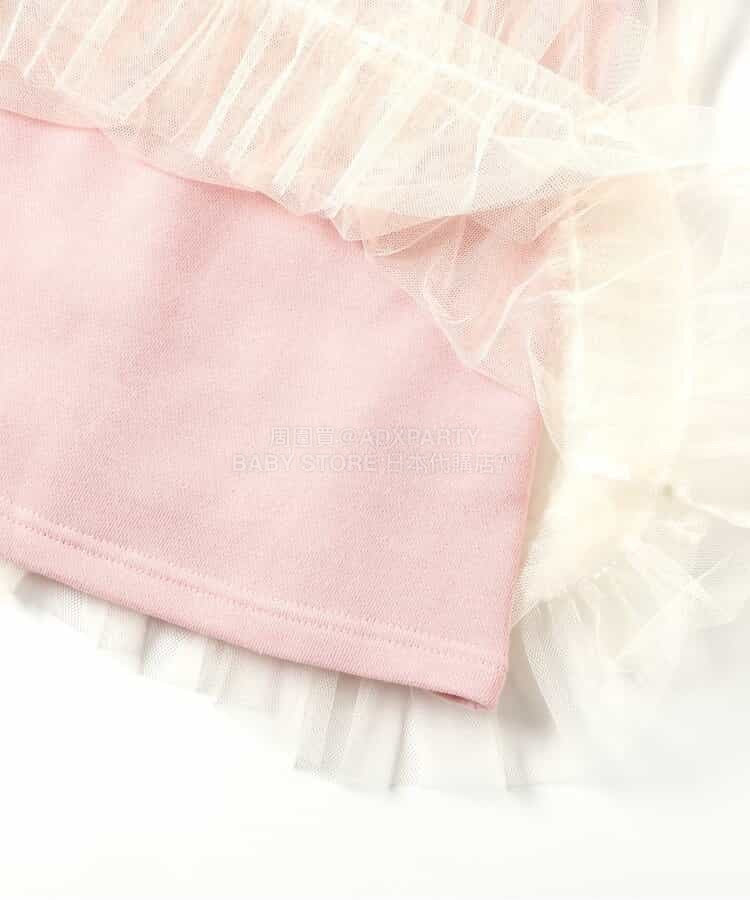 日本童裝 BREEZE 印花薄紗連身裙 80-140cm 女童款 冬季 DRESSES