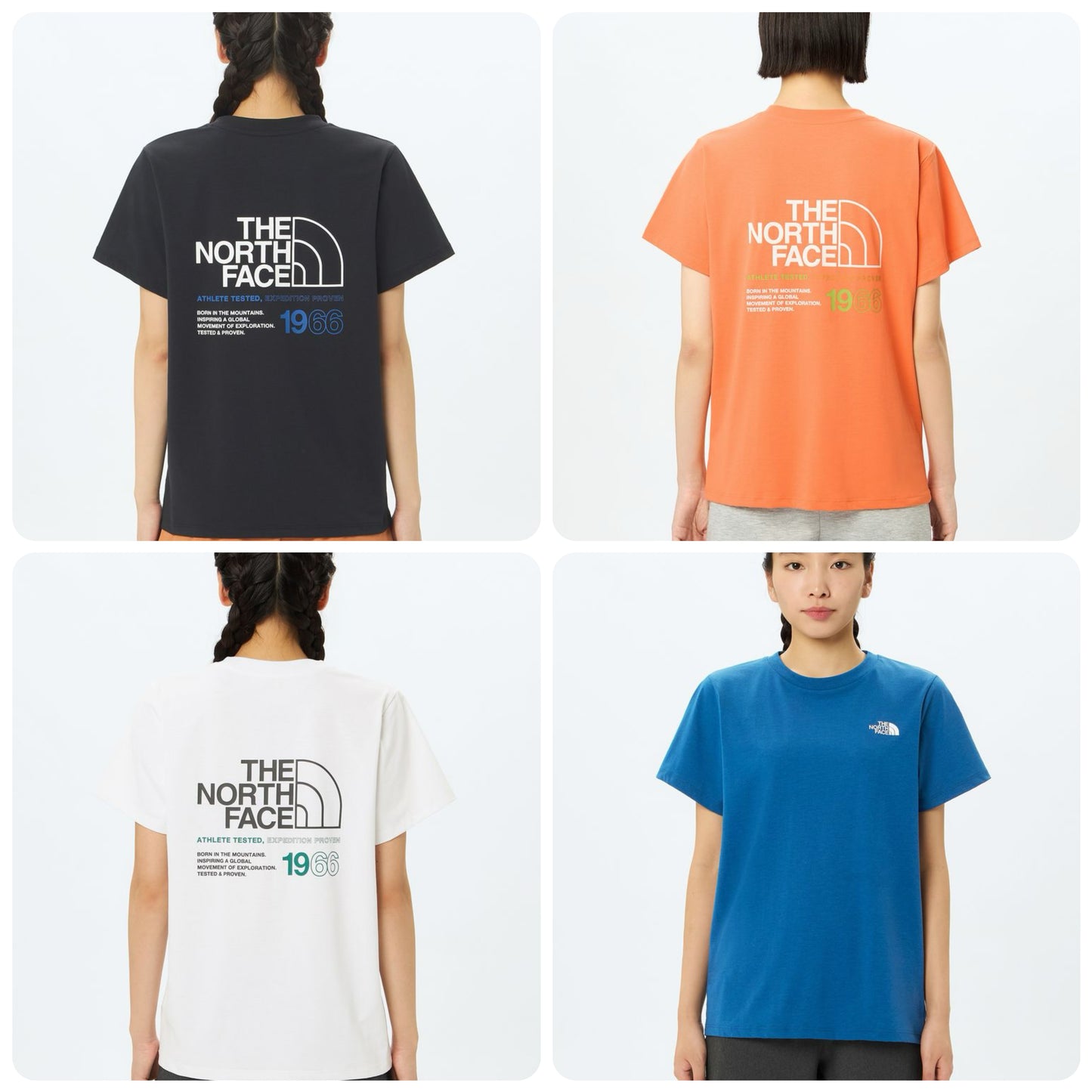 Japanese children's clothing TNF anti-UV sweat-wicking quick-drying static care antibacterial processing parent-child wear logo print top S-XL adult summer TOPS