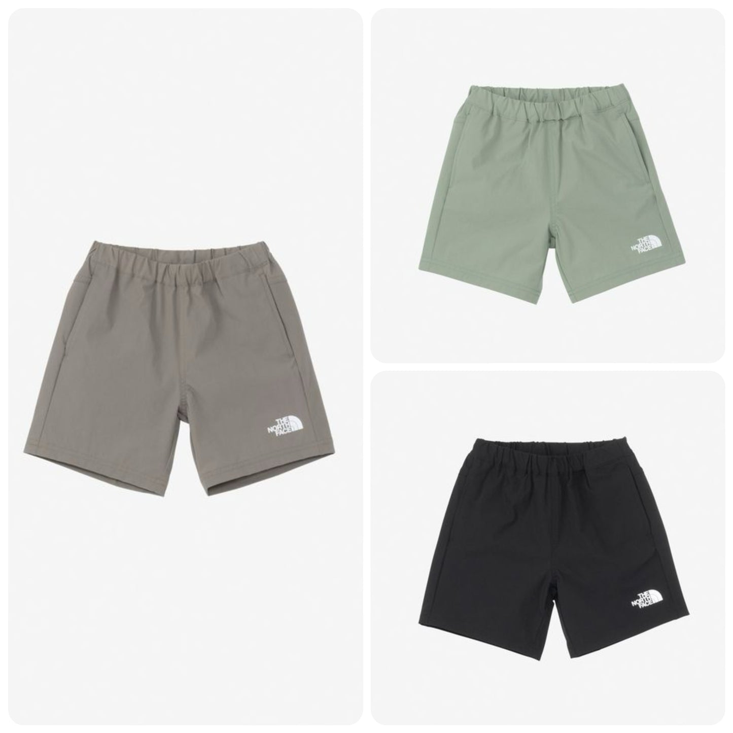 Japanese children's clothing TNF waterproof series high stretch static care sports shorts 100-120cm boys'/girls' summer PANTS