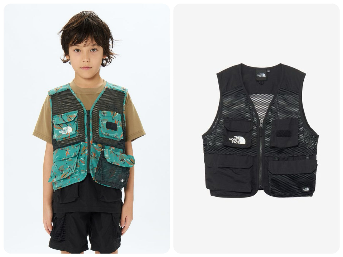 日本童裝 TNF 防水系列 靜電護理 山系探險背心外套 110-150cm 男童款/女童款 夏季 OUTERWEAR