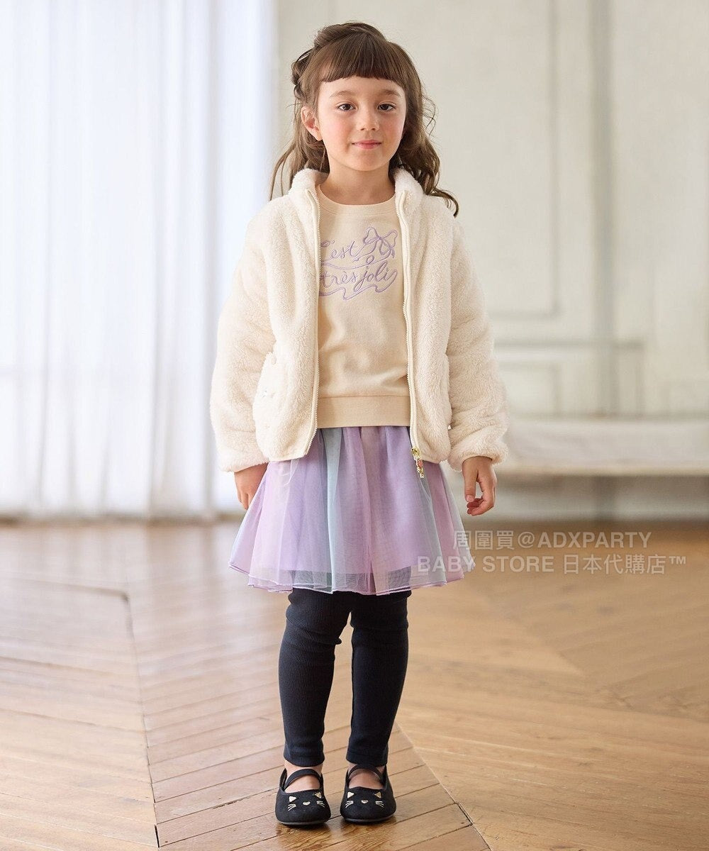 日本童裝 aF#a325 蝴蝶結手袖衛衣 90-160cm 女童款 秋季 TOPS