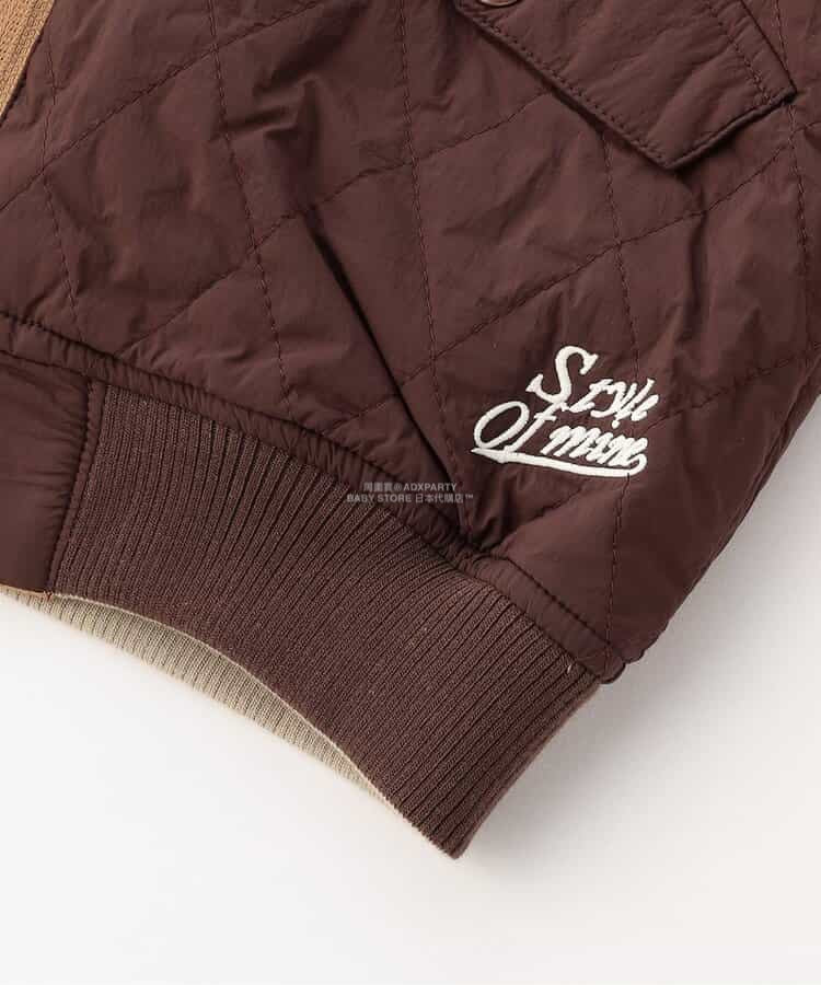 日本童裝 F.O.KIDS 2Way 雙面兩著 刺繡圖案棒球外套 80-140cm 男童款 秋季 OUTERWEAR 其他品牌童裝