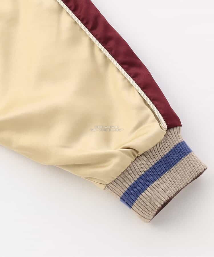 日本童裝 F.O.KIDS 2Way 雙面兩著 刺繡圖案棒球外套 80-140cm 男童款 秋季 OUTERWEAR 其他品牌童裝