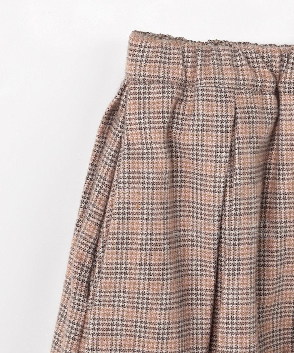 日本童裝 aF#a325 蝴蝶結格仔百摺裙 110-160cm 女童款 秋季 SKIRTS