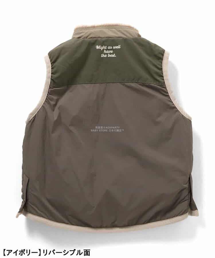 日本童裝 F.O.KIDS 2Way 雙面兩著 絨毛背心外套 80-140cm 男童款 秋季 OUTERWEAR 其他品牌童裝