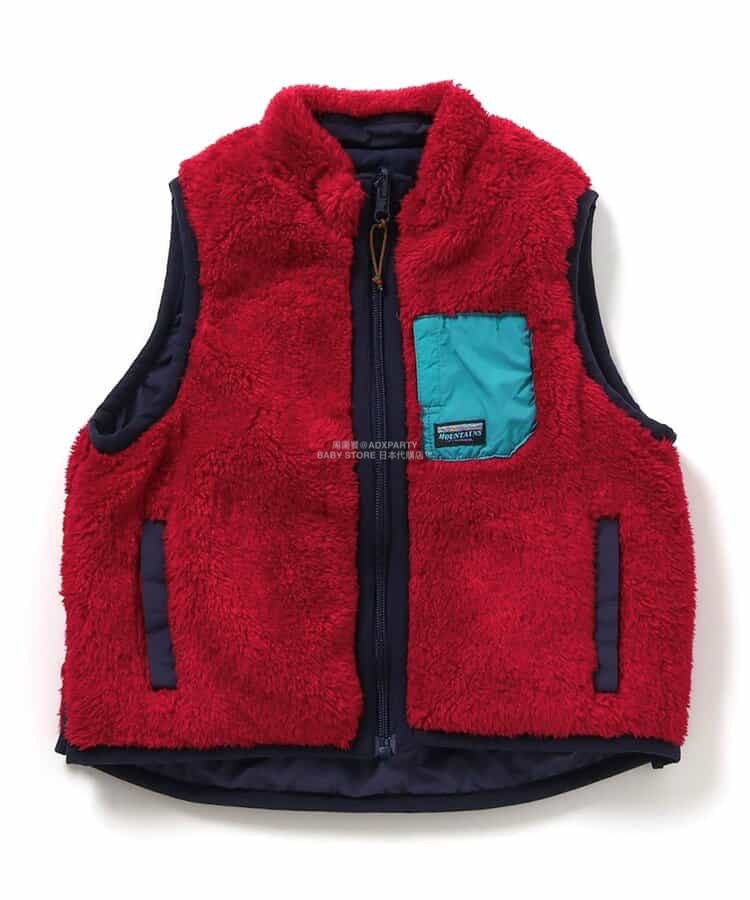 日本童裝 F.O.KIDS 2Way 雙面兩著 絨毛背心外套 80-140cm 男童款 秋季 OUTERWEAR 其他品牌童裝