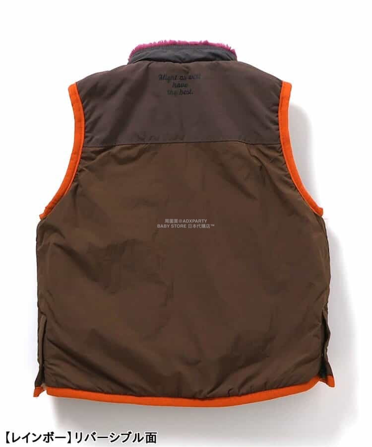 日本童裝 F.O.KIDS 2Way 雙面兩著 絨毛背心外套 80-140cm 男童款 秋季 OUTERWEAR 其他品牌童裝