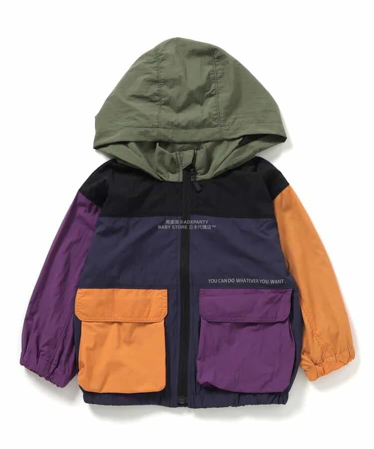 日本童裝 F.O.KIDS 防水系列 大口袋風褸 80-160cm 男童款 秋季 OUTERWEAR 其他品牌童裝