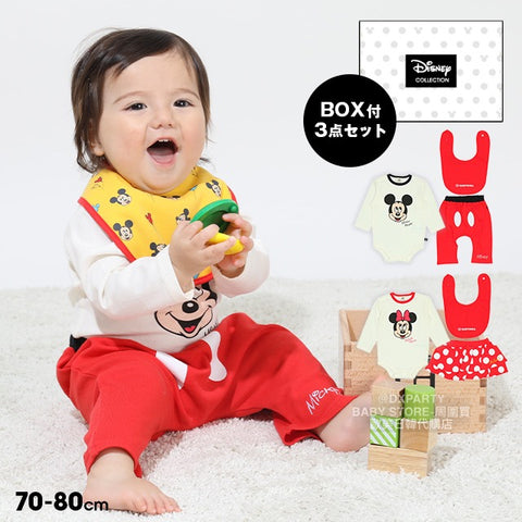 日本童裝 BDL x Disney 禮盒套裝 70-80cm 男童款/女童款 初生嬰兒 夏季 Jumpsite