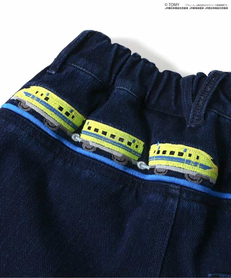 Moujonjon Hungry Heart JR Shinkansen Top (90-130cm) for Boys (Summer TOPS) (Railway Series)