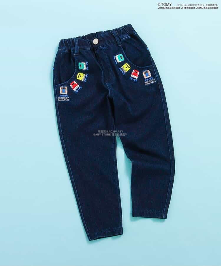 Moujonjon Hungry Heart JR Shinkansen Top (90-130cm) for Boys (Summer TOPS) (Railway Series)