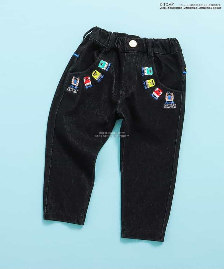 Moujonjon Hungry Heart JR Shinkansen Top (90-130cm) for Boys (Summer TOPS) (Railway Series)