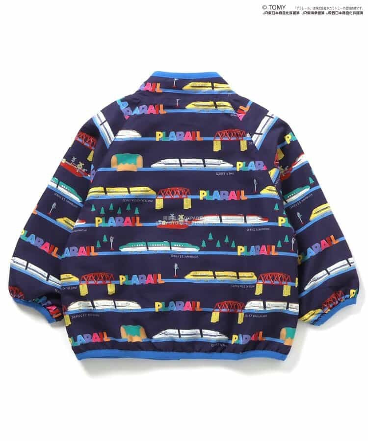 Moujonjon Hungry Heart JR Shinkansen Top (90-130cm) for Boys (Summer TOPS) (Railway Series)