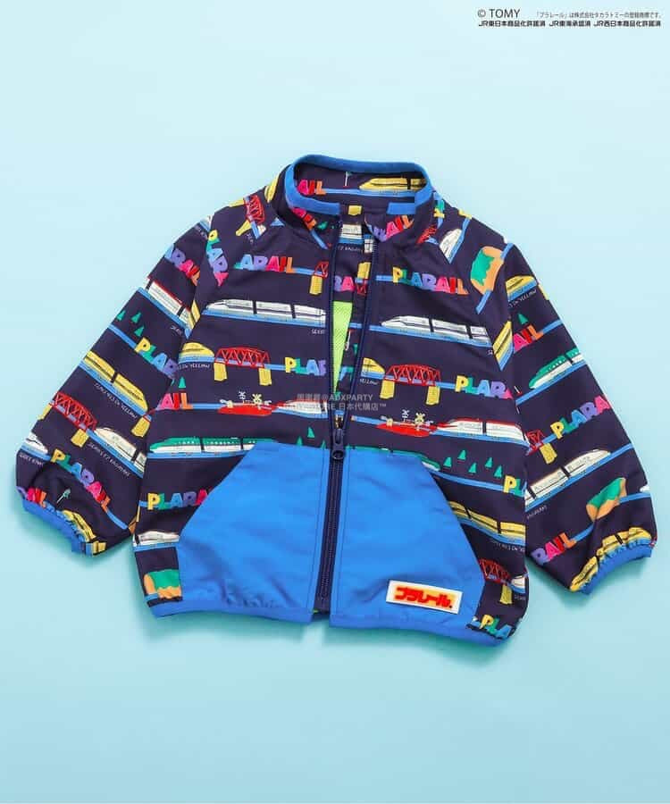Moujonjon Hungry Heart JR Shinkansen Top (90-130cm) for Boys (Summer TOPS) (Railway Series)