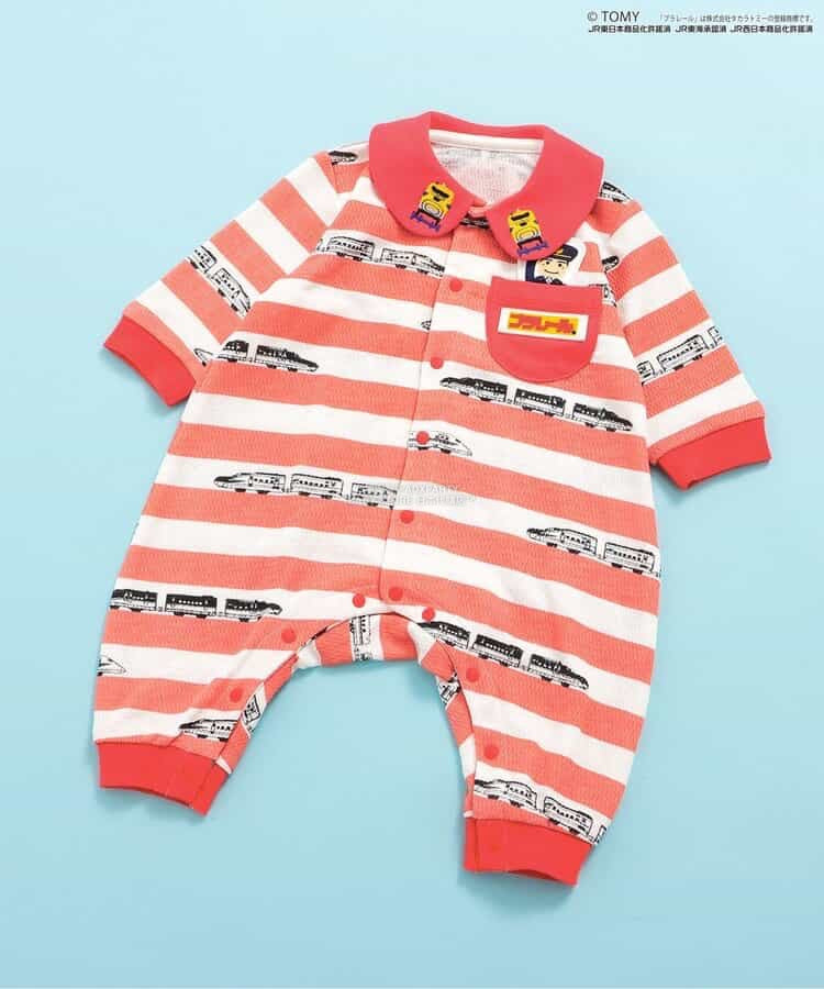 Moujonjon Hungry Heart JR Shinkansen Top (90-130cm) for Boys (Summer TOPS) (Railway Series)