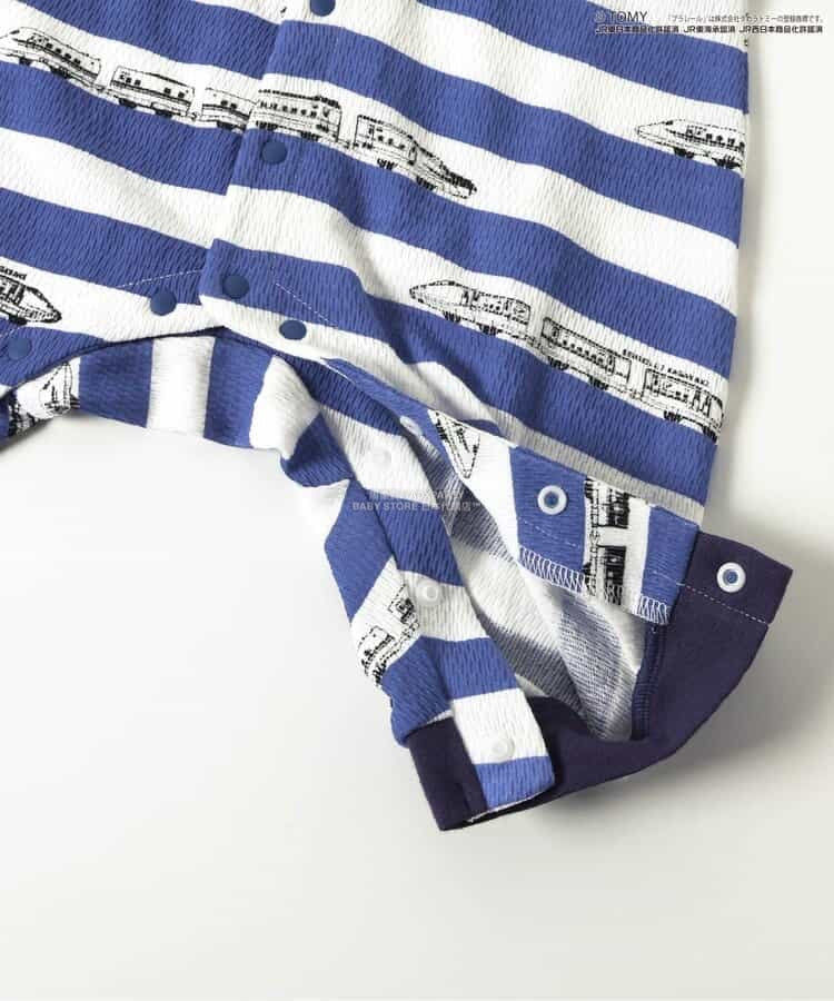Moujonjon Hungry Heart JR Shinkansen Top (90-130cm) for Boys (Summer TOPS) (Railway Series)