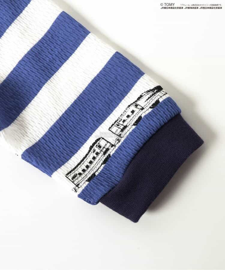 Moujonjon Hungry Heart JR Shinkansen Top (90-130cm) for Boys (Summer TOPS) (Railway Series)