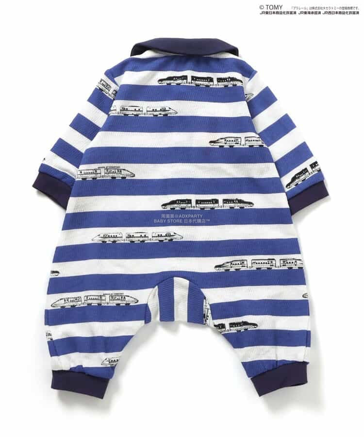 Moujonjon Hungry Heart JR Shinkansen Top (90-130cm) for Boys (Summer TOPS) (Railway Series)