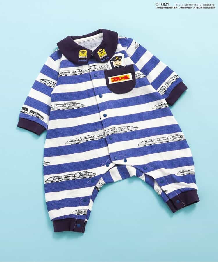 Moujonjon Hungry Heart JR Shinkansen Top (90-130cm) for Boys (Summer TOPS) (Railway Series)