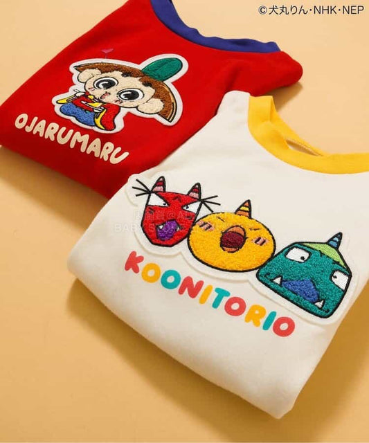 日本童裝 BREEZE x 邪留丸 印花連衣 70-80cm 男童款/女童款 初生嬰兒 春季 Jumpsuit