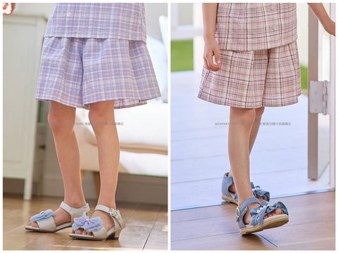 日本直送 aF#a325 格仔短褲 110-160cm 女童款 夏季 PANTS