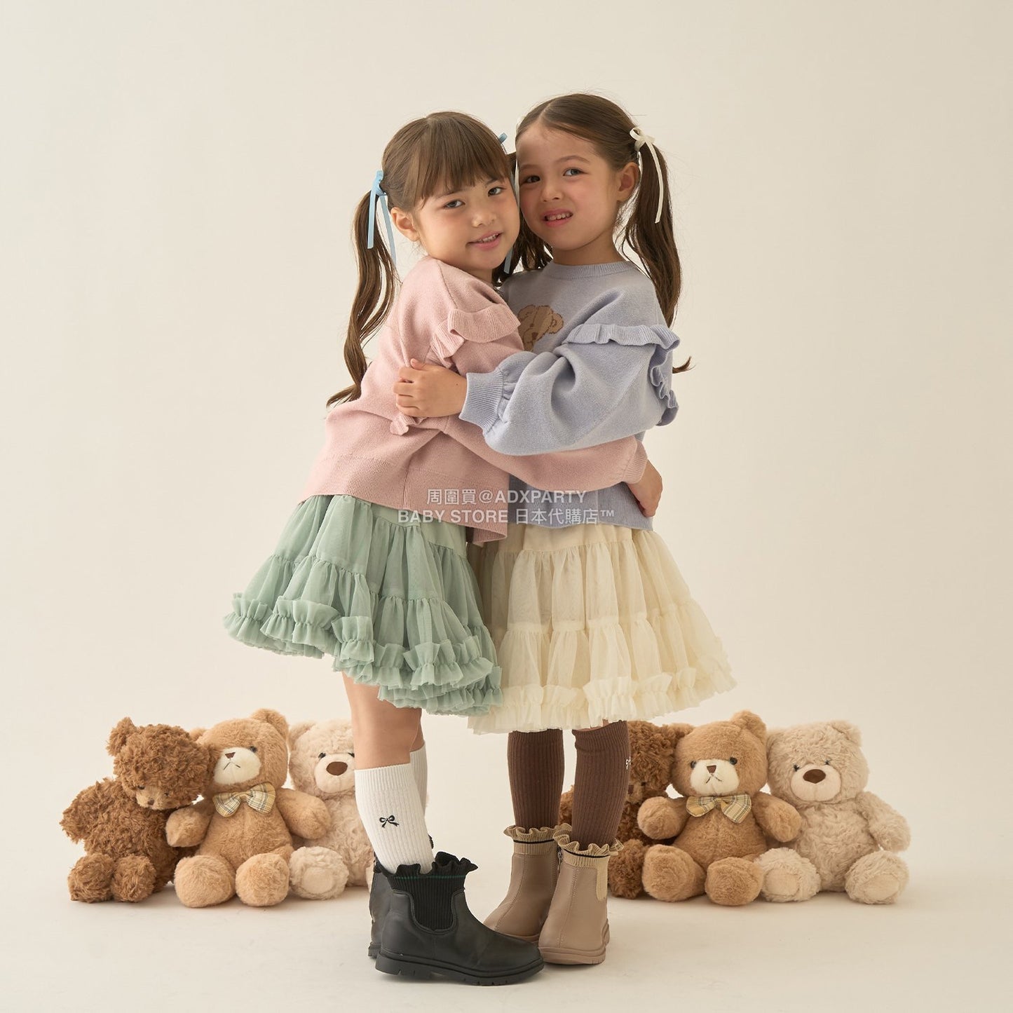 日本童裝 Ly# mine 小熊提花針織毛衣 110-140cm 女童款 冬季 TOPS