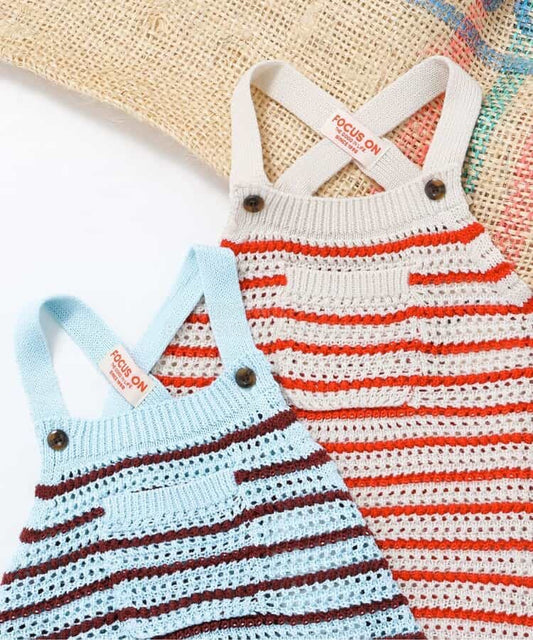 日本童裝 BREEZE 針織連衣 70-80cm 男童款/女童款 初生嬰兒 春季 Jumpsuit