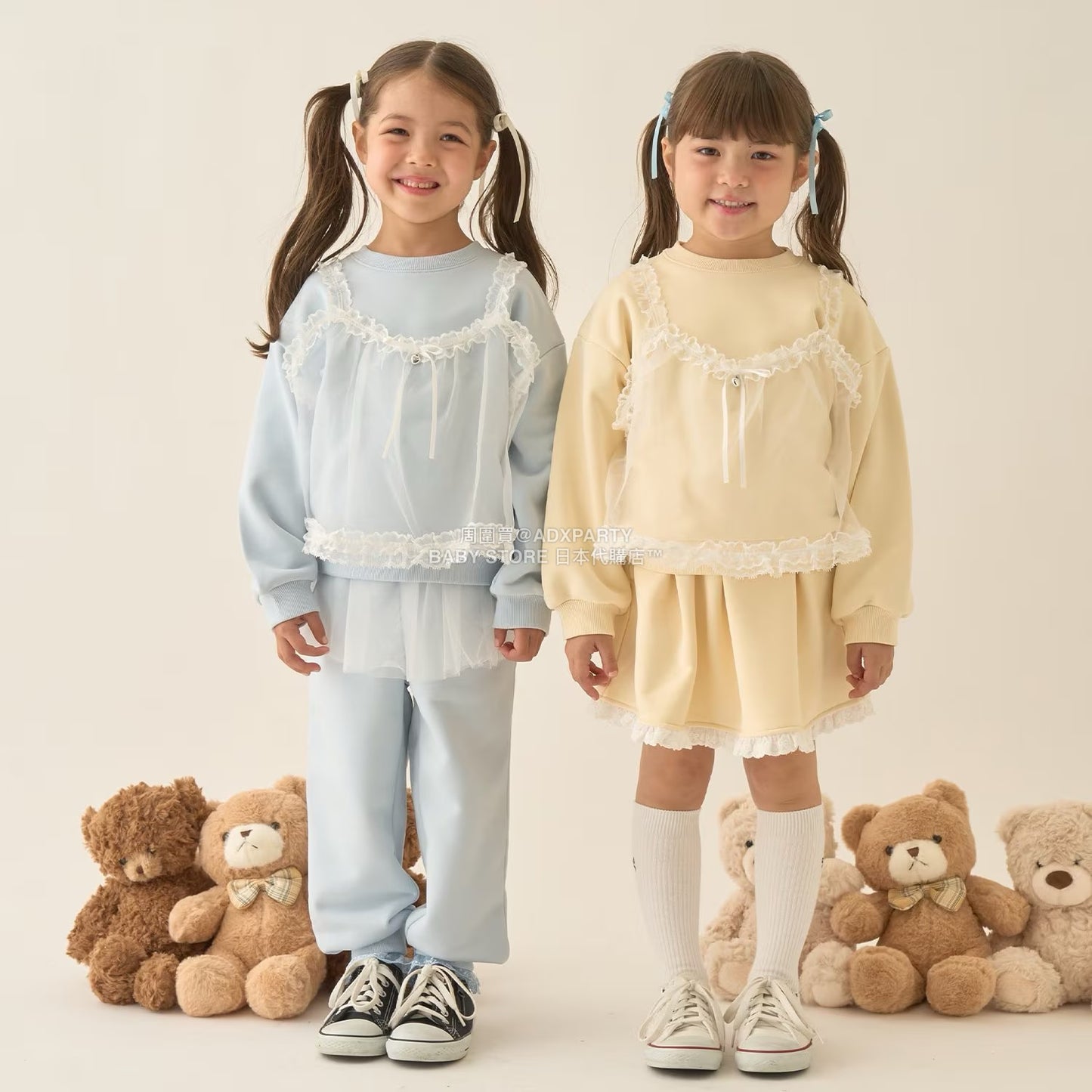 日本童裝 Ly# mine 蕾絲拼接短裙 100-150cm 女童款 冬季 SKIRTS